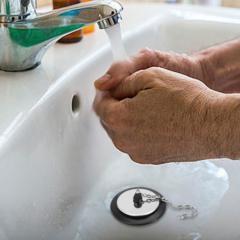 1Pcs Universal Bath Tub Drain With Chain Bathtub Plug New Tub Stopper  Bathtub Accessories