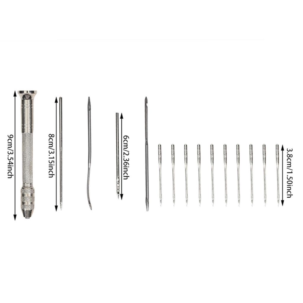 Многофункциональный набор кожаных швейных шил, сменные инструменты для ремонта обуви, набор, пробойник, конус для сшивания, иглы, сделай сам, шитье, кожгалантерея