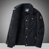 Autumn and Winter Men's Washed Cotton Velvet Thickened Casual Fashion Lapel Versatile Men's Jacket
