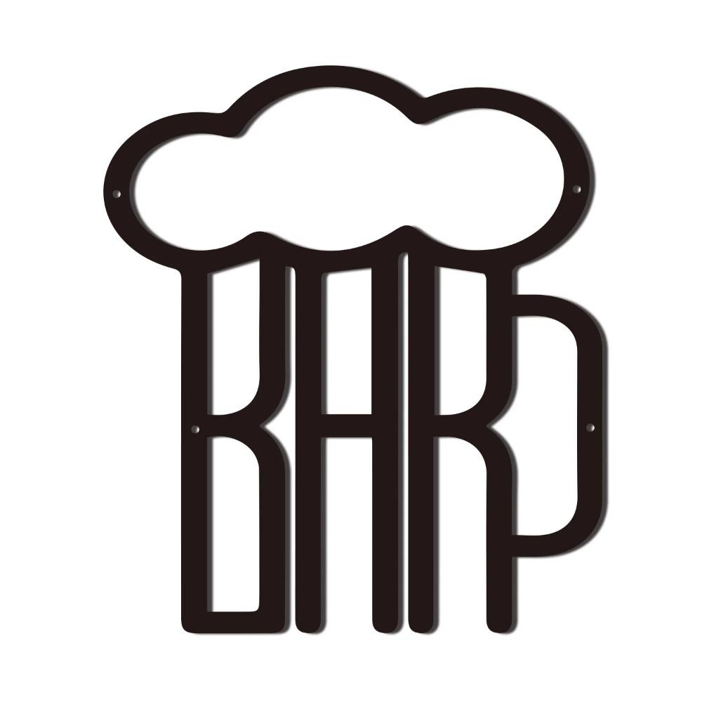 1 шт. Пивная кружка, металлический настенный декор, стильный барный знак, готическая кухня, настенное искусство, уникальный пивной знак, креативные идеи настенного декора для комнаты