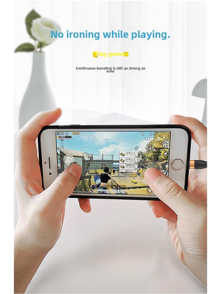 Кабель для передачи данных 6A 3-в-1, сверхбыстрая зарядка 100 Вт для Apple, Android, Type-C и ноутбуков с функцией быстрой зарядки PD