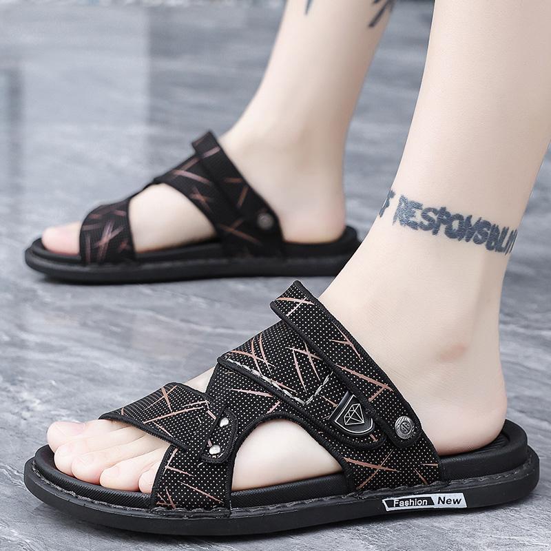 Мужская обувь 2024 Sandles Slippers для мужчин Sandals Leather Men's Sandals Cheap Summer Birkinstock Homme Adult Men's Sandal Genuine