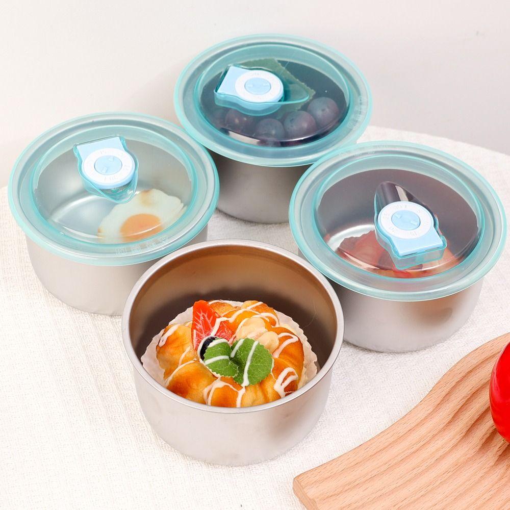 Easy to Clean Sealed Fresh Box Lunch Meal Prep Storage Steamed Egg Bowl  for Kitchen Tableware