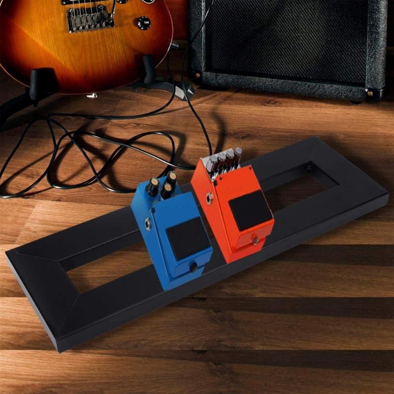 Professional Aluminum Alloy Effect Pedal Organizer Board Light Weight Guitar Pedal Mounting Board For Guitar Effects