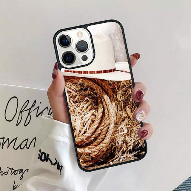 Rodeo Cowboy Lasso Phone Case Cover For iPhone 17 Air 15 16 14 13 12 Pro Max 11 Pro Max Plus Coque Shell