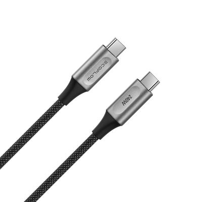 EcoFlow RAPID Pro Нейлоновый кабель 240 Вт с поддержкой USB PD для iPhone MacBook и Galaxy 1,8 м Сверхпрочный USB-C и USB-C 16, Pro/Air, iPad,