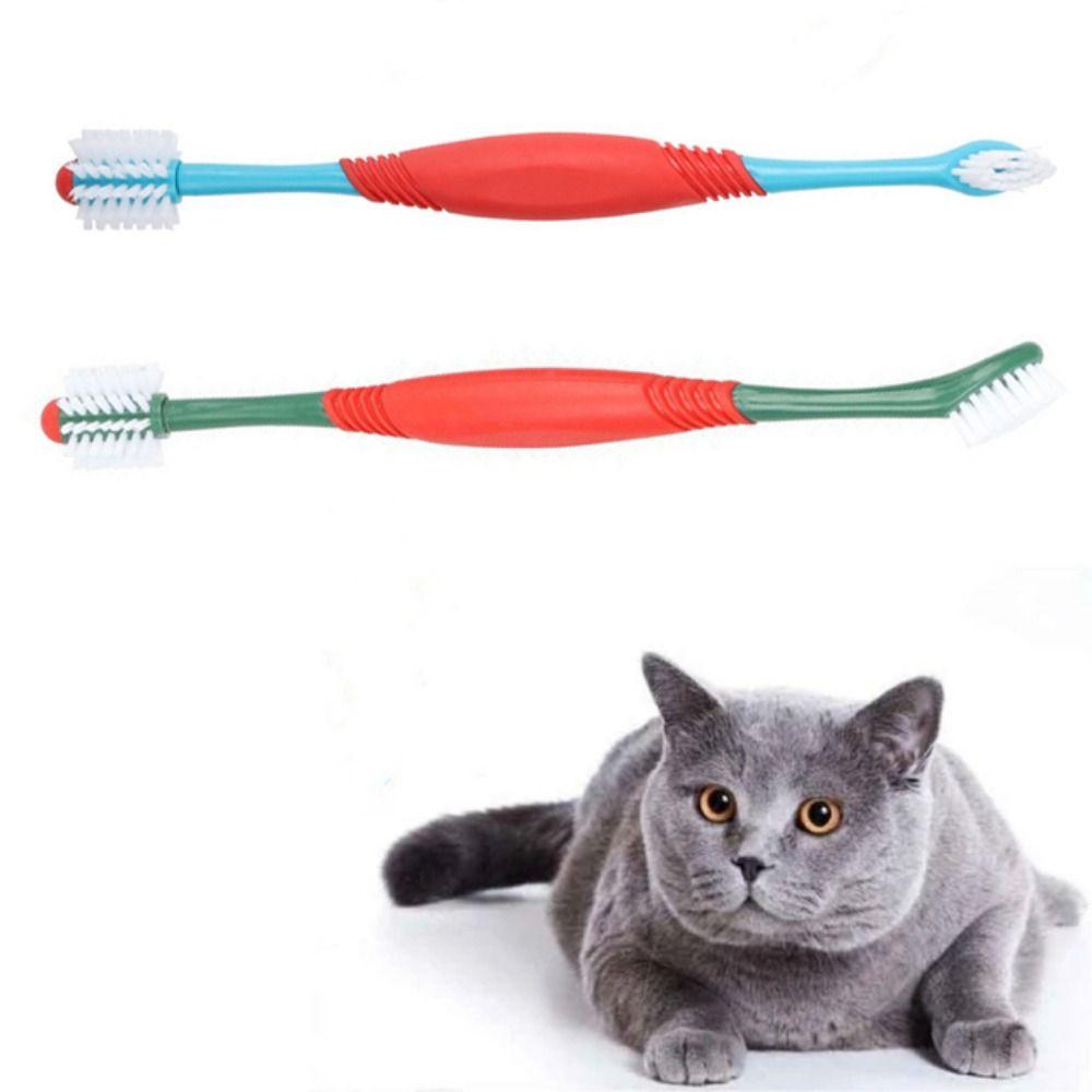 Plastic Multi-angle  Dog Toothbrush 360° Cat Grooming Toothbrush Pet Finger Toothbrush  Cleaning