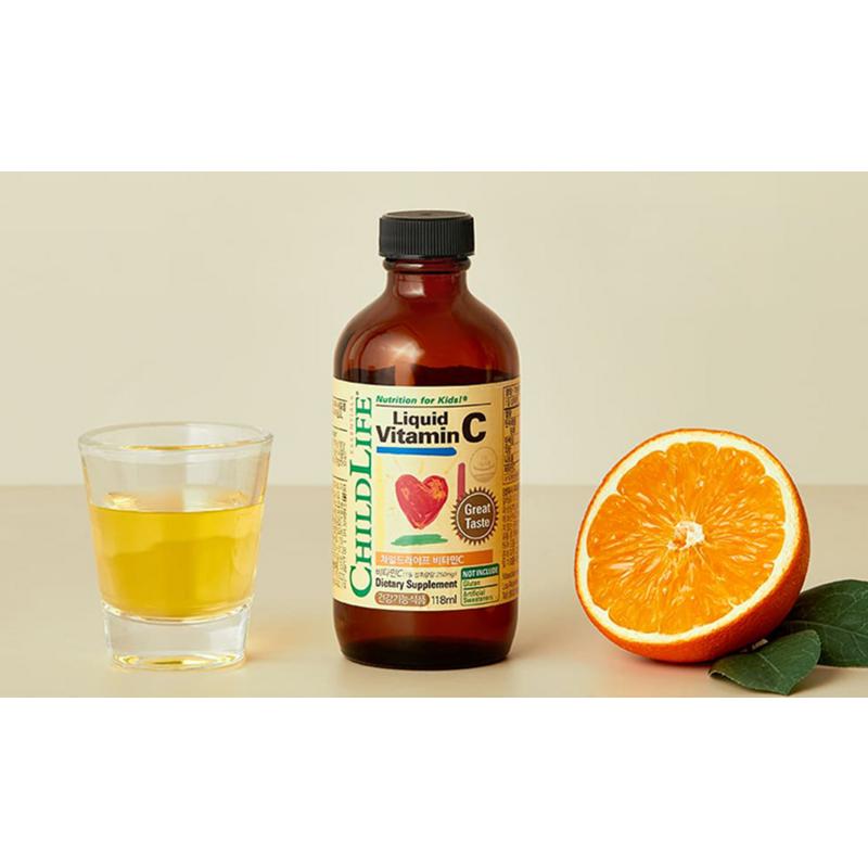 Childlife Liquid Vitamin C Orange Flavor, 118ml, 5 units