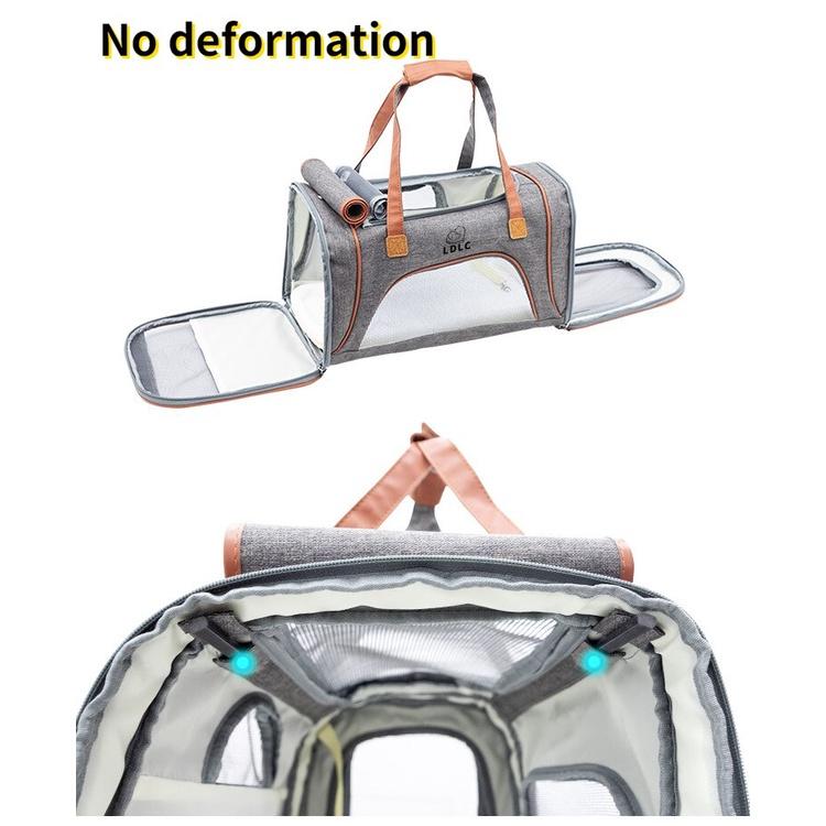 Дышащая портативная сумка для домашних животных, складные сумки для собак на одно плечо, несущая нагрузку 6 кг, несколько цветов