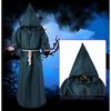 Wizard Costume Cosplay Medieval Monk Friar Robe Priest Costume Ancient Clothing Christian Suit