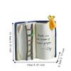 Compact Puppy Bird Ladder Planter Polyresin Open Book Flower Pot Book-Shaped Planter  Office Use