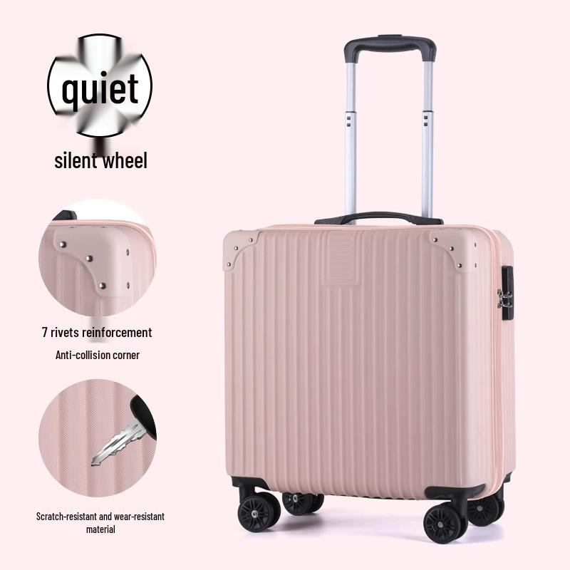 Многофункциональный 18-дюймовый чемодан для ручной клади для девочки с замком TSA и 20-дюймовым отделением для хранения