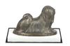 Lhasa Apso - Dog Figurine, Figure On a White Base, Trophy for Dog Show Exhibition