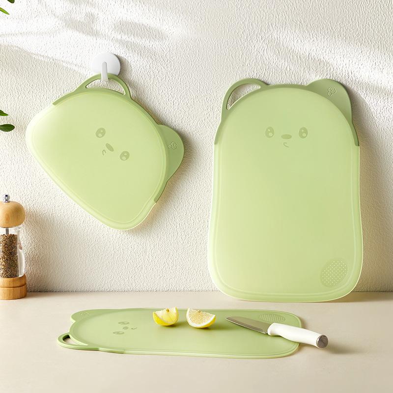 Transparent cartoon cutting board Chopping board Baby complementary food Fruit cutting board Cutting board Kitchen household
