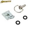 17mm Motorcycle Quick Release Screws For KTM Honda Yamaha Suzuki Kawasaki 1/4 D-ring Turn Race Fairing Fastener Motocross Parts