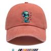 pc Alien Loving Music Printed Baseball Cap Trucker Hat Comfortable and Breathable Stylish and Beautiful Cartoon Game Black
