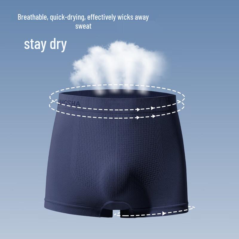 LANGSHA Мужские спортивные трусы-боксеры, 3 шт.