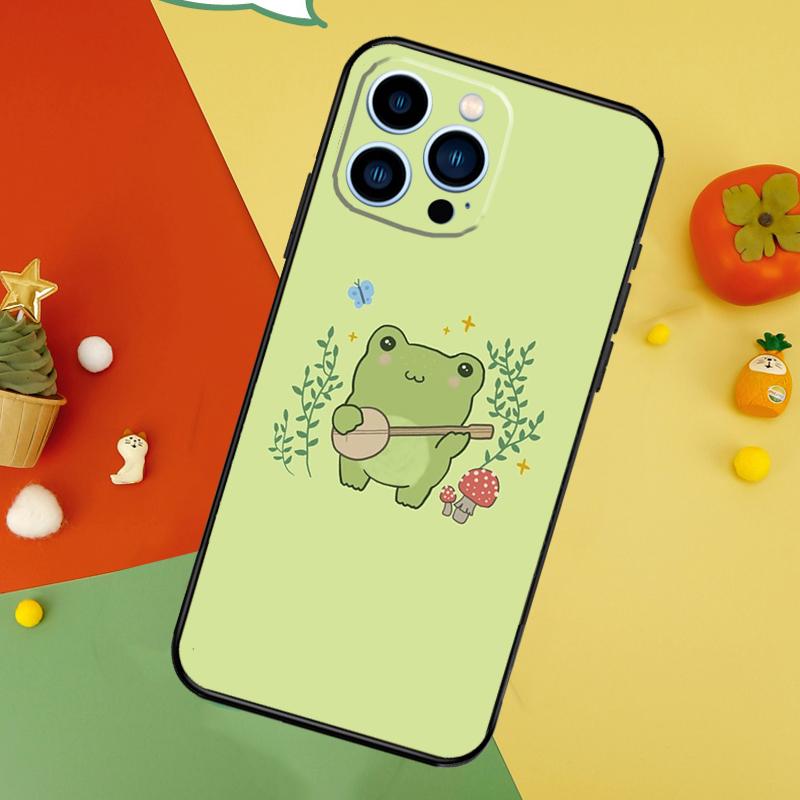 Лягушка Скейтборд Милый Кавайный Чехол для Телефона Для iPhone 17 Pro Max 16 15 14 13 12 11 Pro Max Plus 12 13 Mini 16e 17 Air Чехол