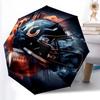 Printed Chicago Bears logo Folding Umbrella,Outdoor,Leisure,And Travel Umbrella,Durable Umbrella Fabric,Birthday And Holiday Gift