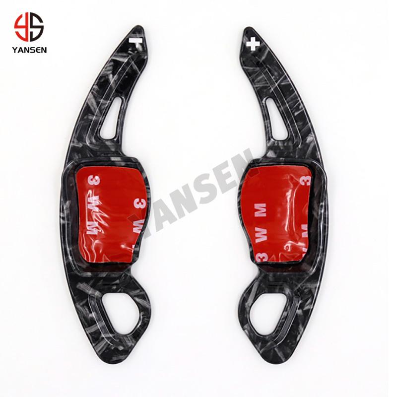 Для Volkswagen VW Golf 5 6 Mk6 Mk5 Jetta GTI R20 CC R36 Scirocco Polo Карбоновые накладки на руль для переключения передач DSG Расширители Аксессуары