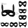2 шт. маска для вечеринки черная DIY ретро маска для вечеринки дышащая полумаска для лица маска для лица Марди Гра для взрослых мужчин женщин Хэллоуин косплей