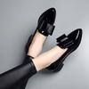 Fashion Fashion Pointed Toe Women Flats Shoes Bow Women Shoes Patent Leather Casual Single Summer Ballerina Women Shallow Mouth Shoes