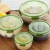 Контейнеры для хранения продуктов 4 шт. Безопасные для микроволновой печи Пищевые боксы Салатница для пикника Для кухонного шкафа Холодильника Кемпинга Пикника Обеда Закуски