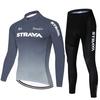 Long Sleeved Cycling Suit, Breathable Cycling Equipment, Road Cycling Suit, Work Suit,  Autumn Cycling Suit Set