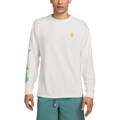 ACG Dri-Fit Повседневная футболка с длинным рукавом и круглым вырезом для улицы Мужские топы Summit-White FV3488-121