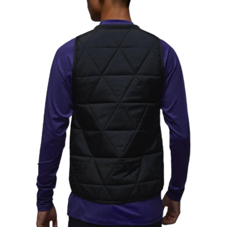 Jordan Vests Men's Black Crew Neck Moderate Other FB3266-010