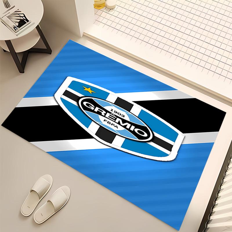 1pc Grêmio logo Print Area Rug - Soft, Washable Non-Slip Indoor Mat, Living Room, Home Office Decorative Rug,Office Decorative