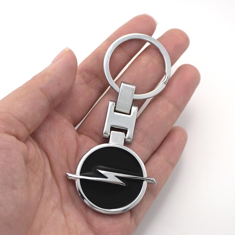 Car Emblem Keychain Metal Key Ring Accessories For Opel Logo Astra Insignia Vivaro Corsa Mokka Zafira Vectra OPC Vauxhall Meriva