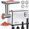 SEASAND электрическая мясорубка для набивки кишок электрическая нержавеющая пища слегка рубит для дома коммерческая японская инструкция по эксплуатации в комплекте