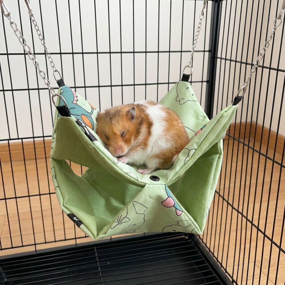 Waterproof Small Pet Hammock Breathable Hamster Cage Swing Hamster Sleeping Bag Squirrels