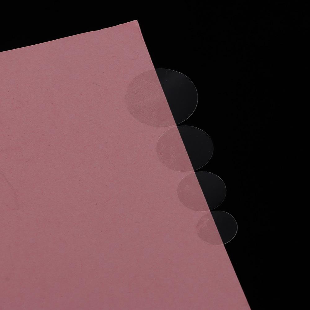8/24/48/70/96/132pcs Bags Wafer Gloss Self Adhesive Label Dot Sticker File Sealing Transparent