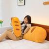 Extra Bread Long Plush Pillow Giant Huggable Toy Cute Sleeping Companion Aid