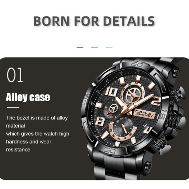 CRRJU-2297 Мужские часы Повседневные деловые модные индивидуальные часы Мужские часы Студенческие часы Простой календарь