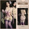 Style Bell Erotic Underwear Sexy Pajamas Passion Seduction Tease Crotch Lace One-Piece Elastic Suit
