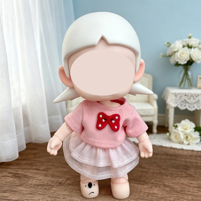 [Cloth Only]20CM Zsiga's Clothing - Bow Tie Candy Color Sweater Set with Dreamlike Doll Zsiga Doll Accessory