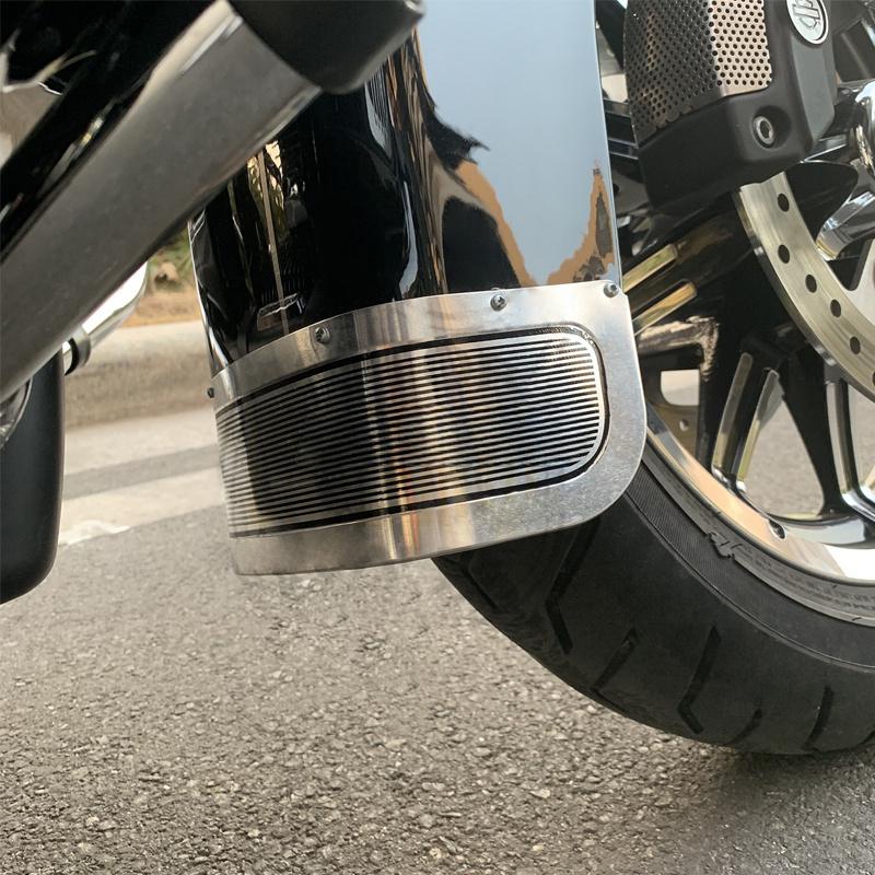 Front Fender Skirt Trim Cover Motorcycle For Harley Touring Road King Electra Glide Ultra Tri Glide FLHR FLHX Softail 1980-2013