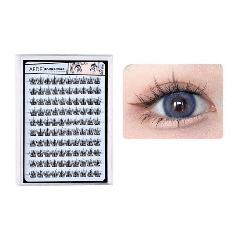 Накладные ресницы для наращивания ресниц, пушистые клеевые накладные ресницы, инструмент для макияжа