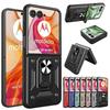Бронированный противоударный чехол для Motorola Razr 50 Ultra, чехол для Moto Razr Plus 2024 с кольцом, магнитным держателем, чехол Fundas