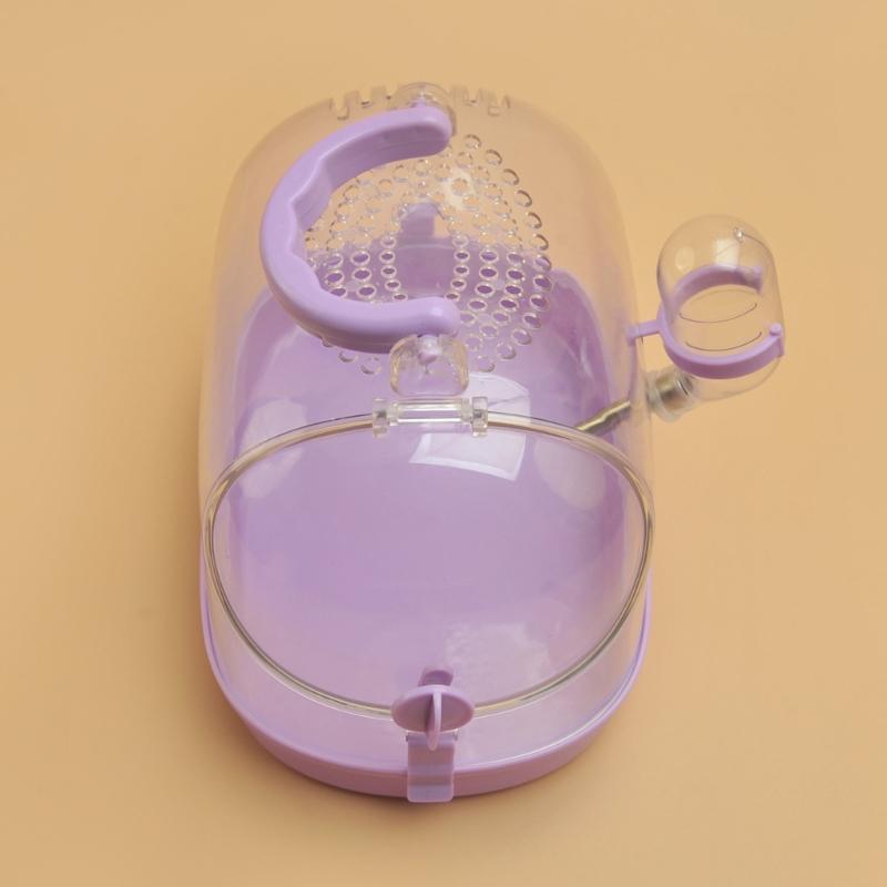 Pet Carriers Box for Hamster Carry Cage Small Animals Travel Box with Water Bottle GuineaPigs Pet Transport Carry Case
