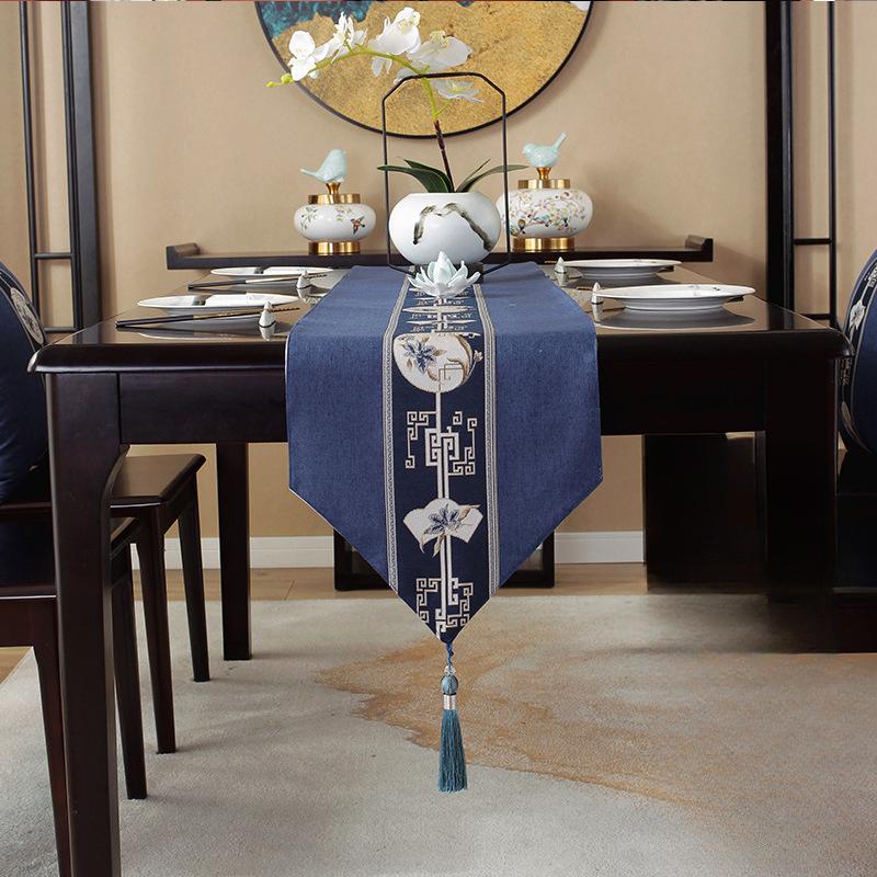 Водонепроницаемый новый китайский стиль настольный флаг чайная церемония дзен чайный коврик чайный стол ткань длинная полоса скатерть китайский стиль скатерть