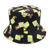 New American anime character Bart Simpson cartoon bucket hat