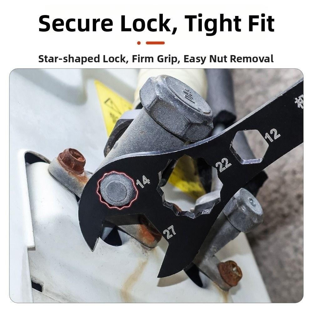 Alloy Steel Air Conditioner Wrench Thickening and Hardening Double-End Wrench