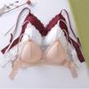 Women Bra Triangle Cup Lace Bra Without Steel Sling Beautiful Back Thin Bras