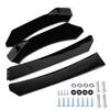 4Pcs Universal Front Bumper Splitter Lip Lower Chin Diffuser Spoiler Deflector Body Kit
