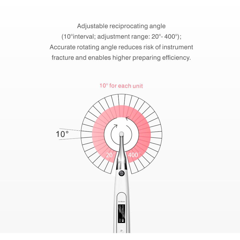 Woodpecker Ai-Motor Беспроводной эндомотор Стоматологический эндодвигатель Генерация бесщеточных беспроводных стоматологических инструментов Стоматологическое оборудование