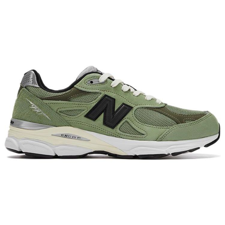 JJJJound x New Balance 990v3 Сделано в США Оливковые Унисекс Кроссовки Зеленые M990JD3